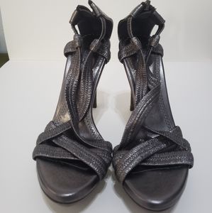 Burberry strappy high heel sandals